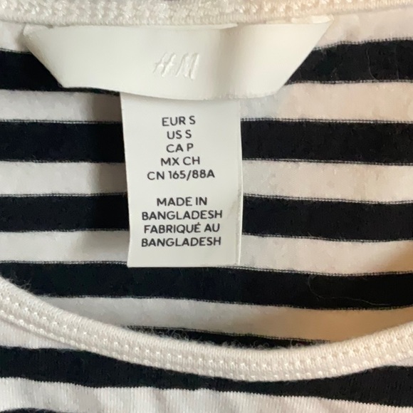 Black and white striped T-shirt from H&M - Picture 3 of 3